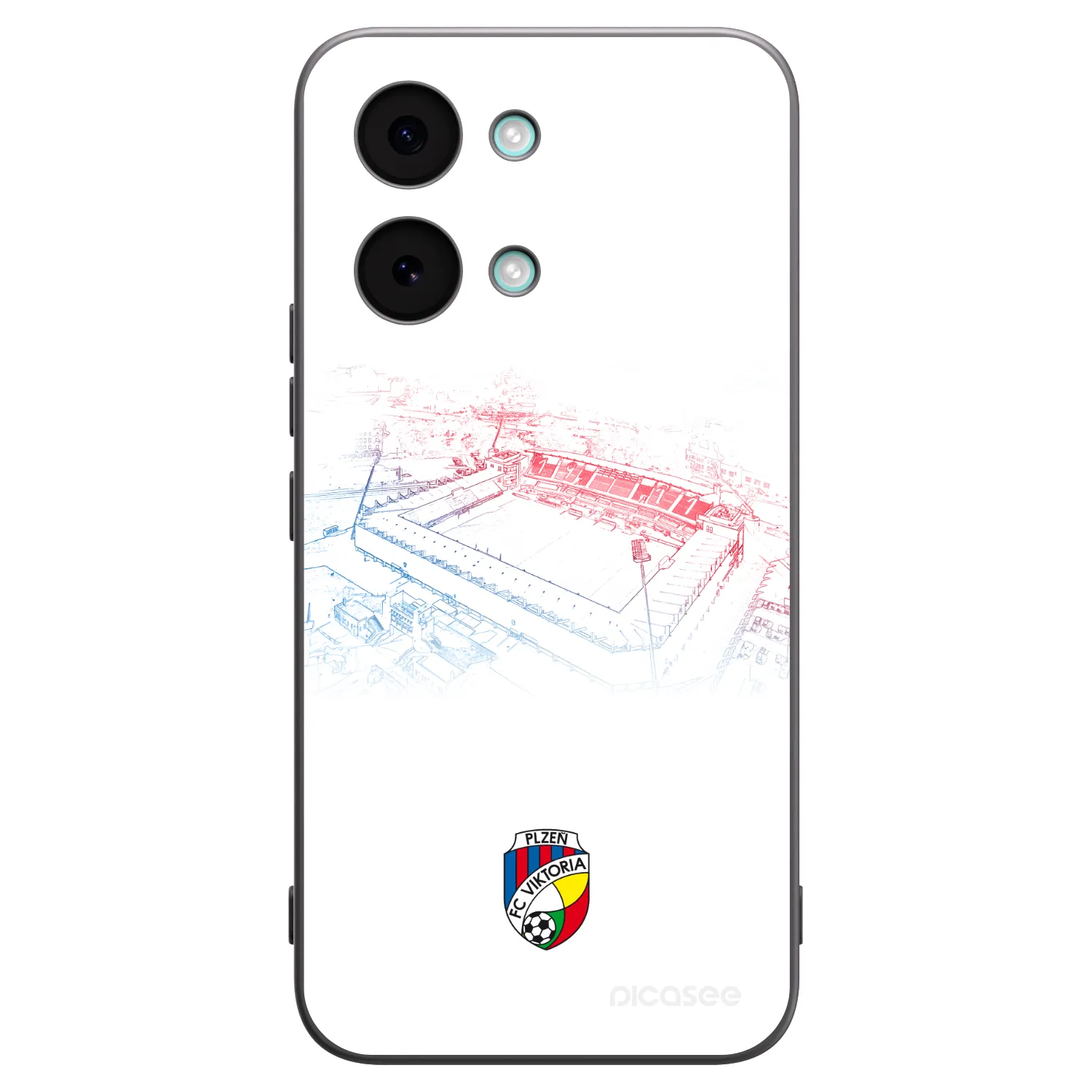 Picasee silikonový černý obal pro Xiaomi Poco X8 Pro Max - FC Viktoria Plzeň C