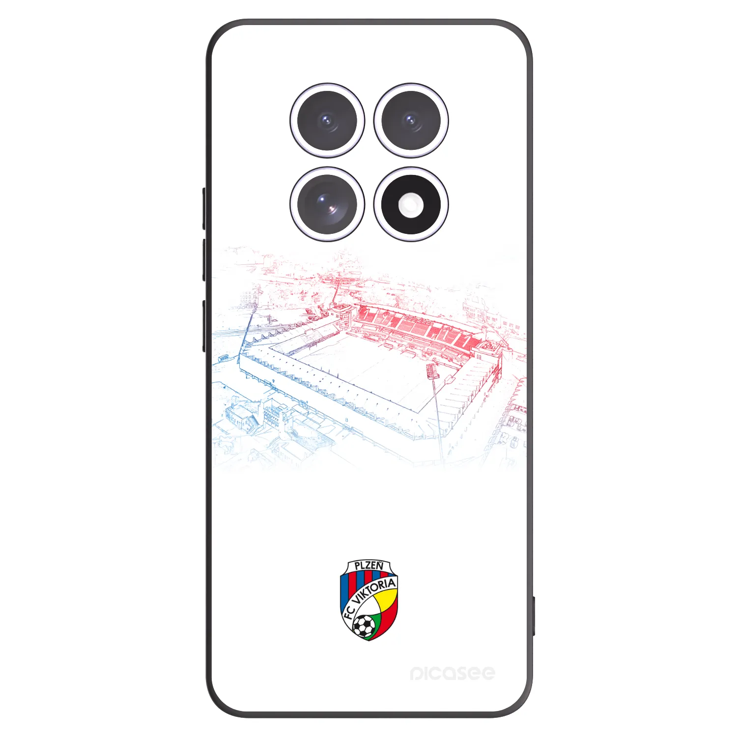 Picasee silikonový černý obal pro Xiaomi Redmi Note 15 5G - FC Viktoria Plzeň C
