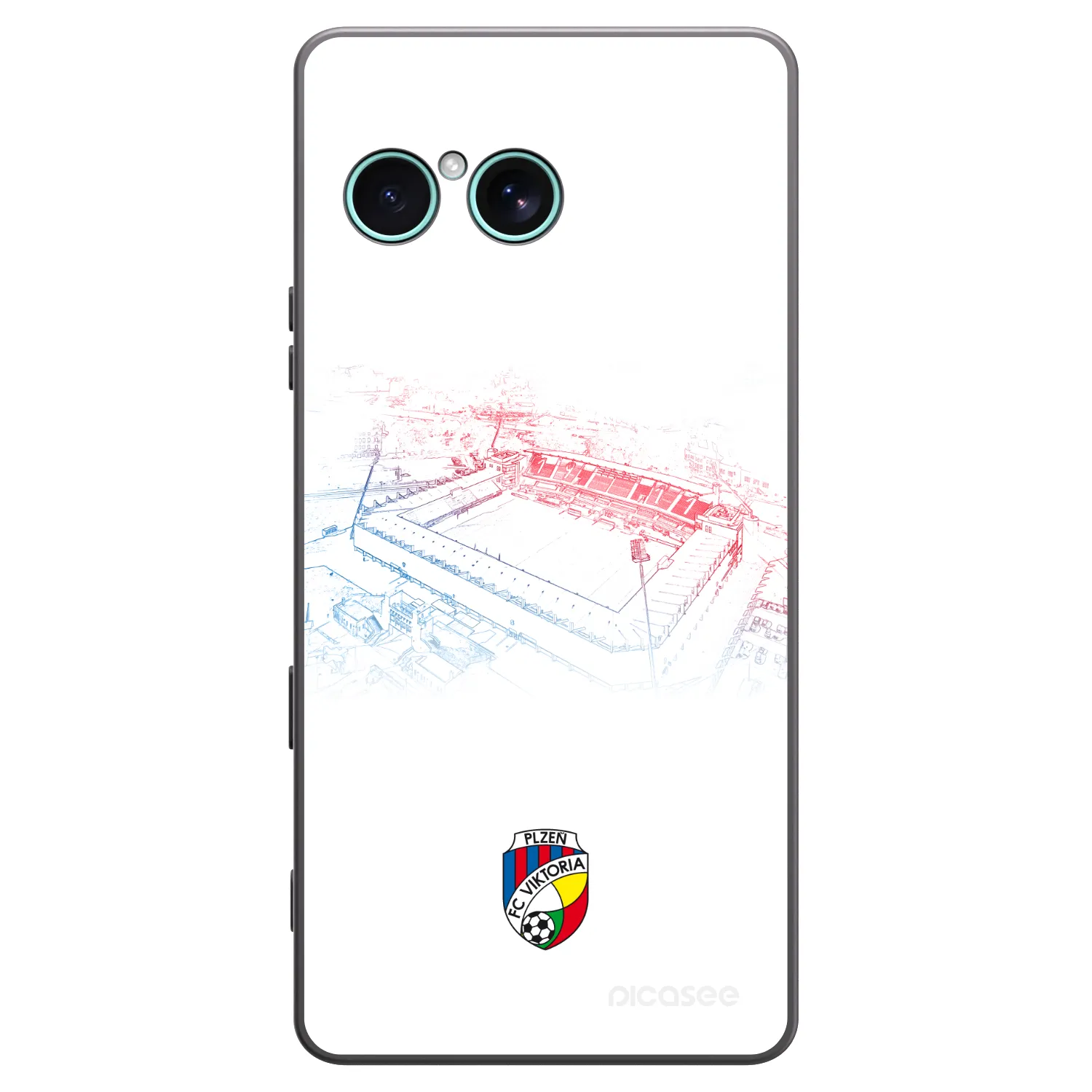 Picasee silikonový černý obal pro Sony Xperia 10 VII - FC Viktoria Plzeň C