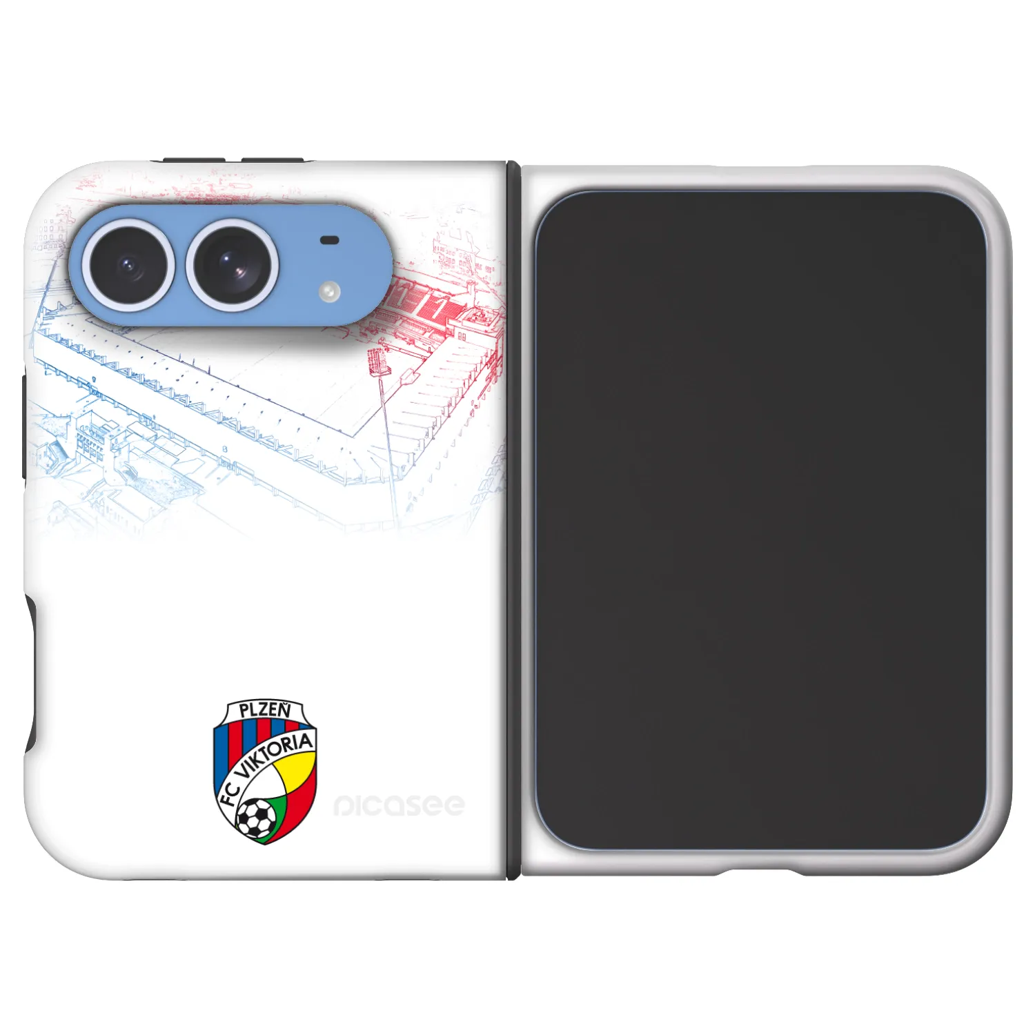 Picasee Fashion Case MagSafe Apple iPhone Duo - FC Viktoria Plzeň C