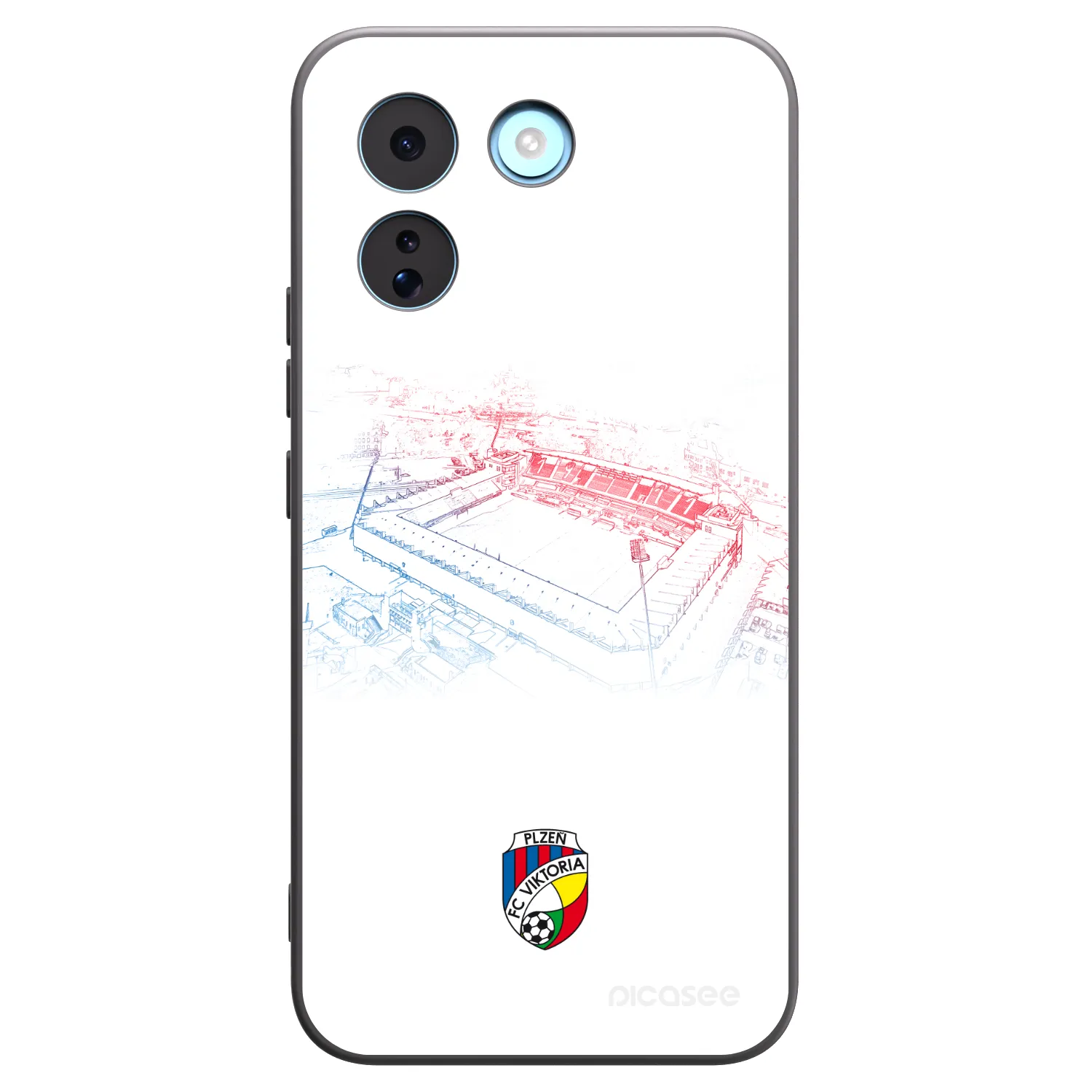 Picasee silikonový černý obal pro Xiaomi Redmi Note 17 Pro MAX 5G - FC Viktoria Plzeň C
