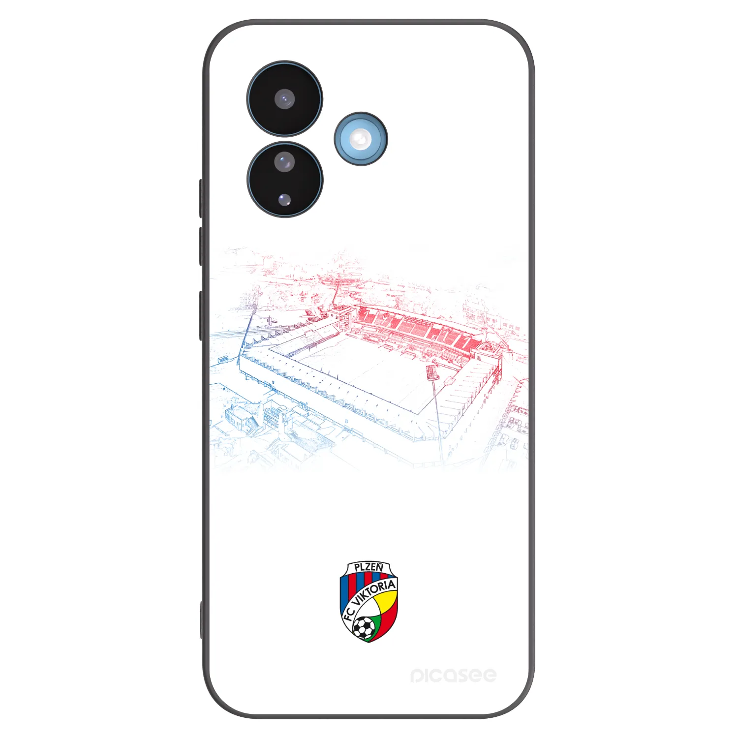 Picasee silikonový černý obal pro Xiaomi Redmi Note 17 Pro 5G - FC Viktoria Plzeň C