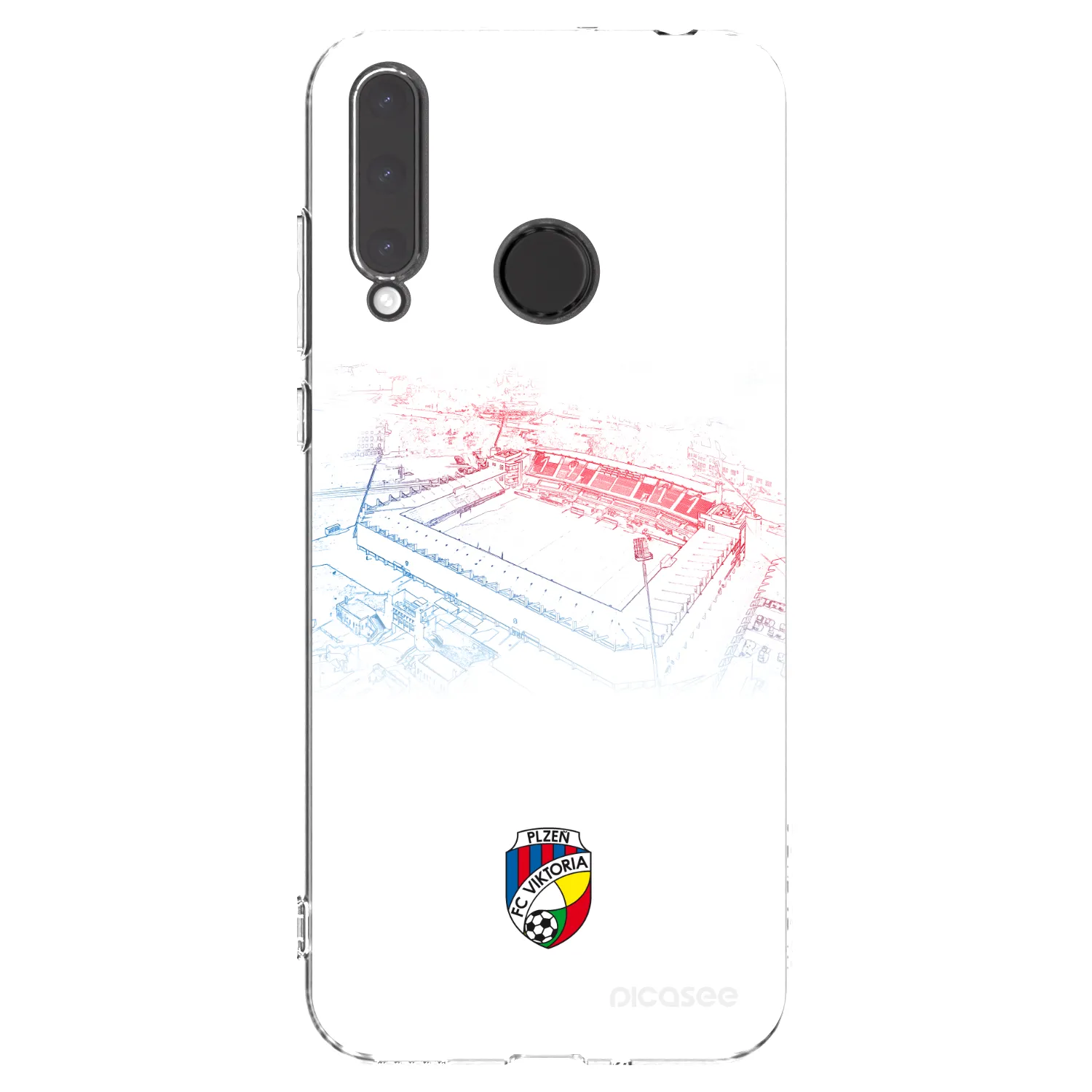 Picasee silikonový průhledný obal pro Honor 20 Lite - FC Viktoria Plzeň C