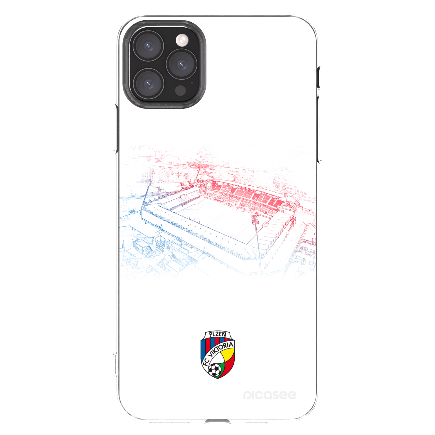 Picasee silikonový průhledný obal pro Apple iPhone 11 Pro Max - FC Viktoria Plzeň C