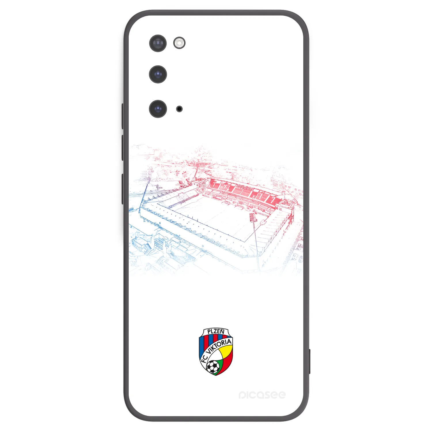 Picasee silikonový černý obal pro Samsung Galaxy S20 G980F - FC Viktoria Plzeň C