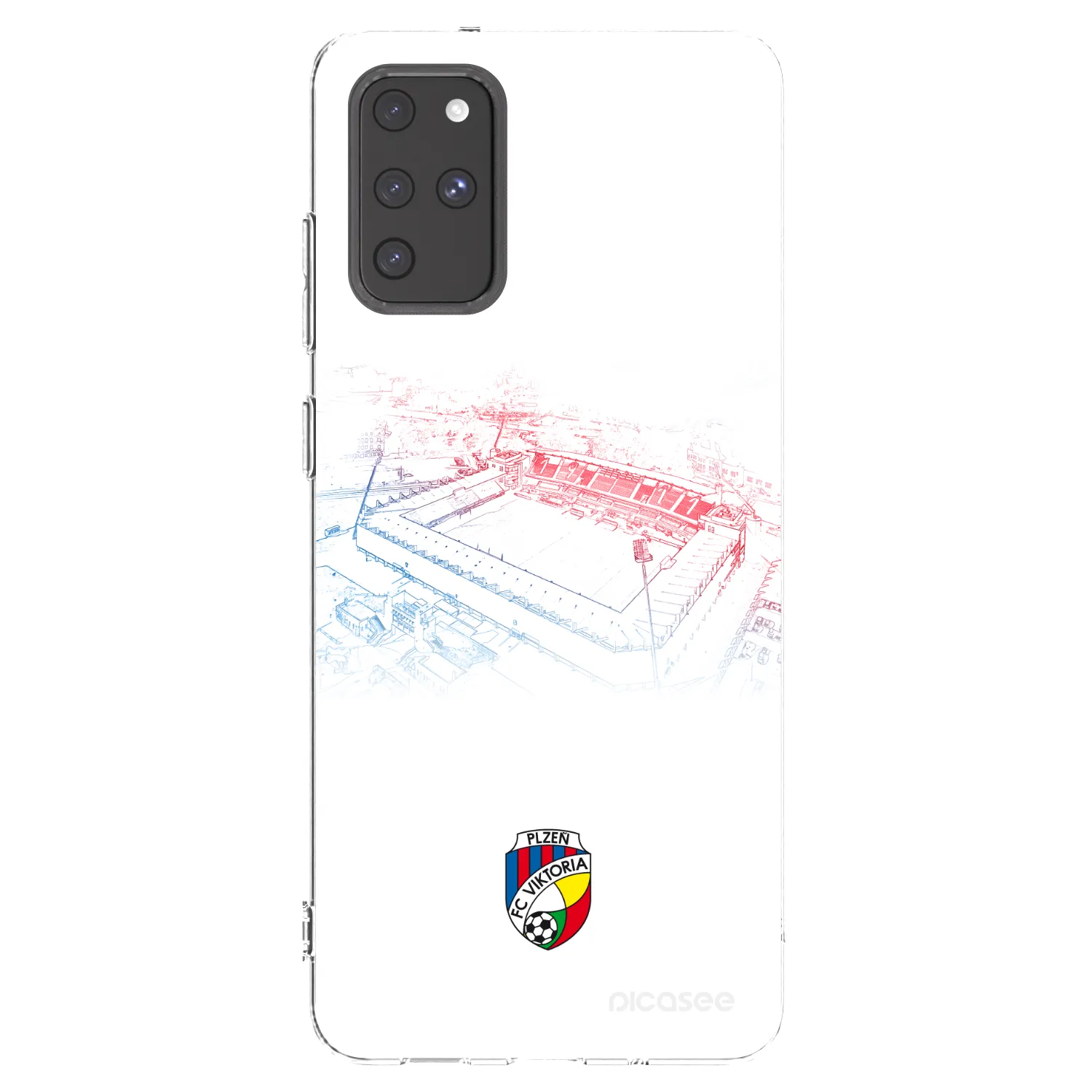 Picasee silikonový průhledný obal pro Samsung Galaxy S20+ G985F - FC Viktoria Plzeň C