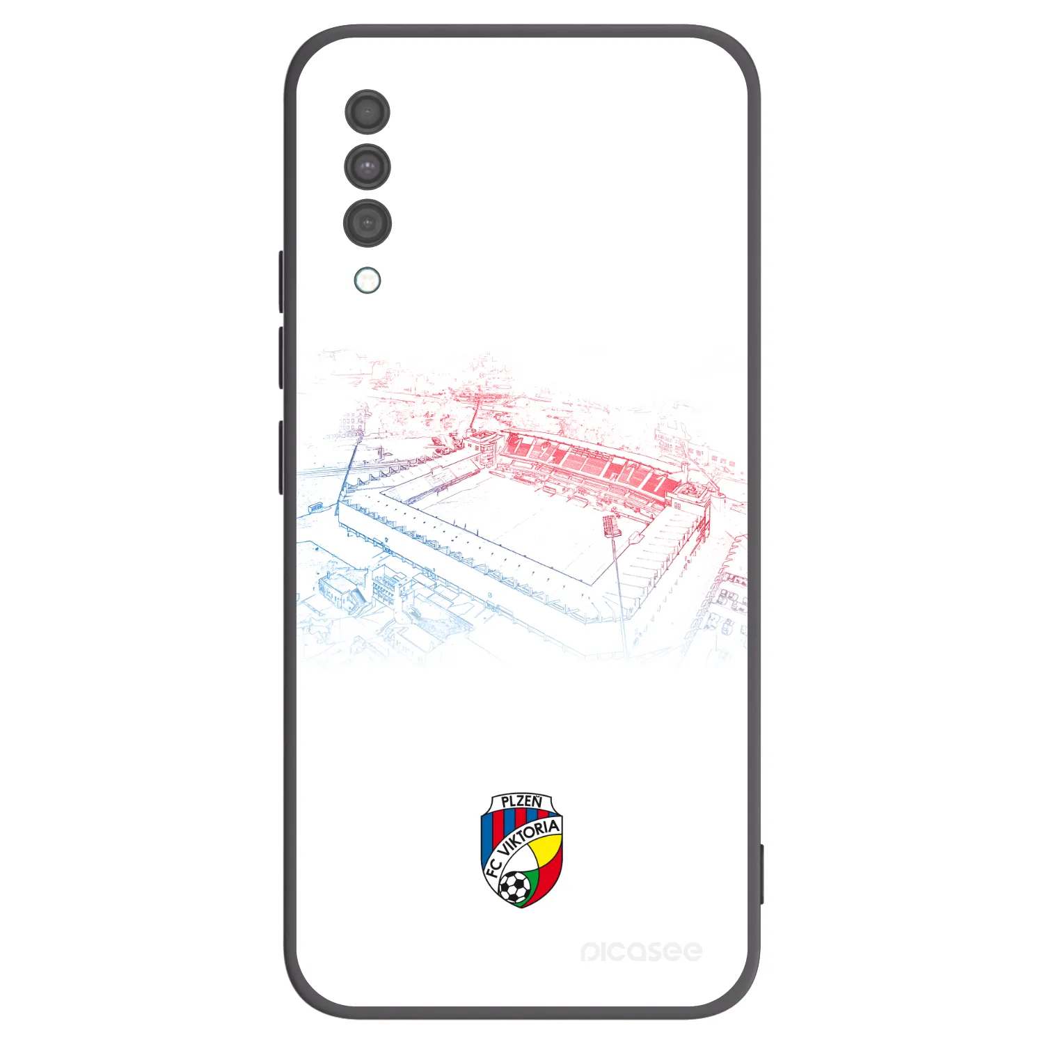 Picasee silikonový černý obal pro Samsung Galaxy A30s A307F - FC Viktoria Plzeň C