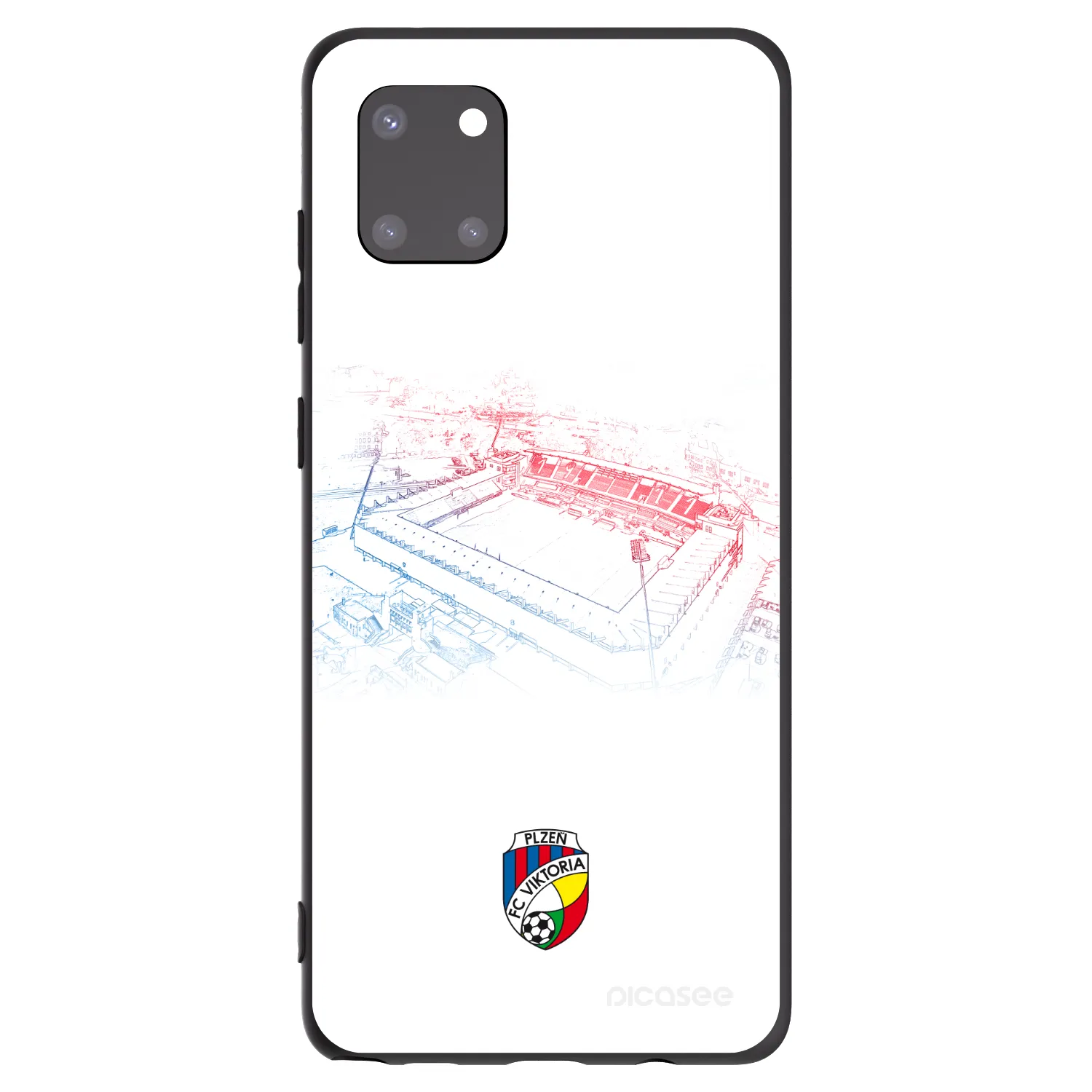 Picasee silikonový černý obal pro Samsung Galaxy Note 10 Lite N770F - FC Viktoria Plzeň C