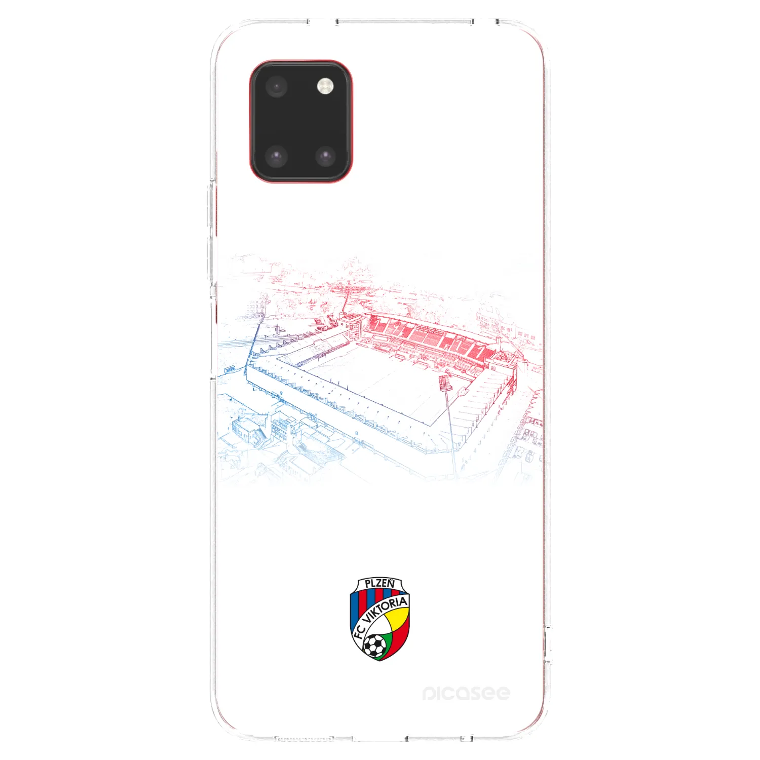 Picasee silikonový průhledný obal pro Samsung Galaxy Note 10 Lite N770F - FC Viktoria Plzeň C