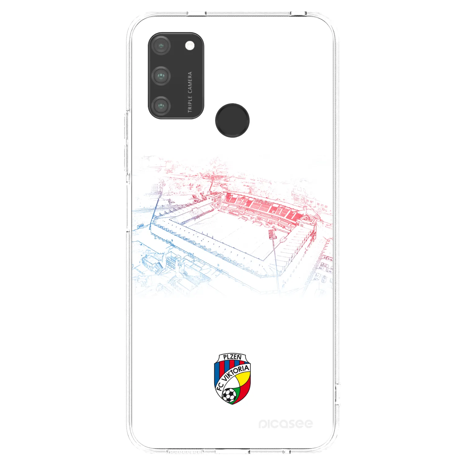Picasee silikonový průhledný obal pro Honor 9A - FC Viktoria Plzeň C