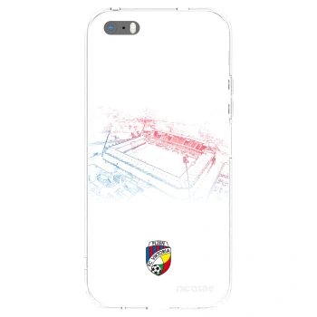Picasee silikonový průhledný obal pro Apple iPhone 5/5S/SE - FC Viktoria Plzeň C