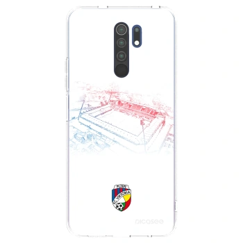 Picasee silikonový průhledný obal pro Xiaomi Redmi 9 - FC Viktoria Plzeň C