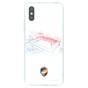 Picasee silikonový průhledný obal pro Xiaomi Redmi 9A - FC Viktoria Plzeň C
