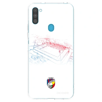 Picasee silikonový průhledný obal pro Samsung Galaxy M11 - FC Viktoria Plzeň C