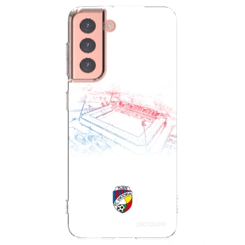 Picasee silikonový průhledný obal pro Samsung Galaxy S21 5G G991B - FC Viktoria Plzeň C