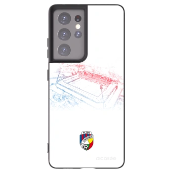 Picasee silikonový černý obal pro Samsung Galaxy S21 Ultra 5G G998B - FC Viktoria Plzeň C