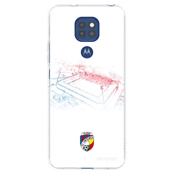 Picasee silikonový průhledný obal pro Motorola Moto G9 Play - FC Viktoria Plzeň C