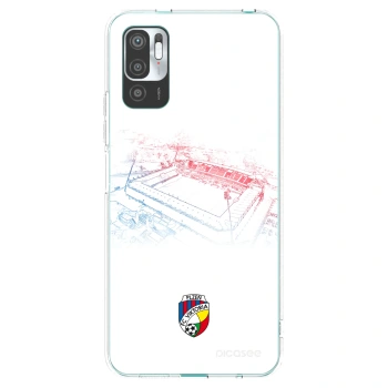 Picasee silikonový průhledný obal pro Xiaomi Redmi Note 10 5G - FC Viktoria Plzeň C