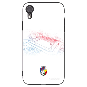 Picasee silikonový černý obal pro Apple iPhone XR - FC Viktoria Plzeň C