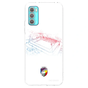 Picasee silikonový průhledný obal pro Motorola Moto G60 - FC Viktoria Plzeň C