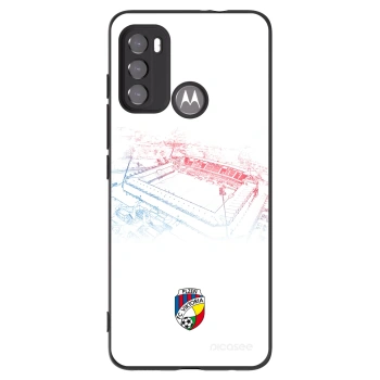 Picasee silikonový černý obal pro Motorola Moto G60 - FC Viktoria Plzeň C