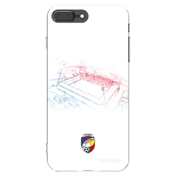Picasee silikonový průhledný obal pro Apple iPhone 7 Plus - FC Viktoria Plzeň C