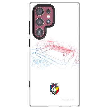Picasee silikonový černý obal pro Samsung Galaxy S22 Ultra 5G - FC Viktoria Plzeň C