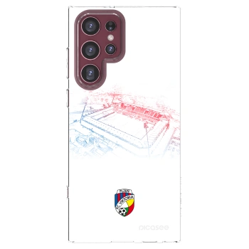 Picasee silikonový průhledný obal pro Samsung Galaxy S22 Ultra 5G - FC Viktoria Plzeň C