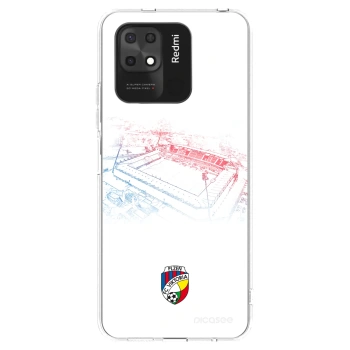Picasee silikonový průhledný obal pro Xiaomi Redmi 10C - FC Viktoria Plzeň C