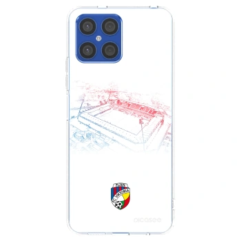 Picasee silikonový průhledný obal pro Honor X8 4G - FC Viktoria Plzeň C