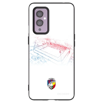Picasee silikonový černý obal pro OnePlus 9 - FC Viktoria Plzeň C