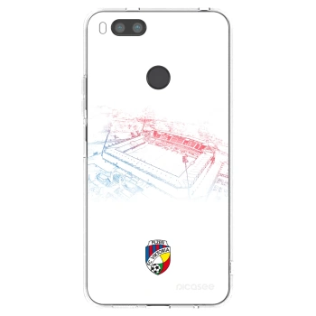 Picasee silikonový průhledný obal pro Xiaomi Redmi A1 - FC Viktoria Plzeň C