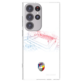 Picasee silikonový průhledný obal pro Samsung Galaxy S23 Ultra 5G - FC Viktoria Plzeň C