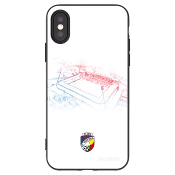 Picasee silikonový černý obal pro Apple iPhone X/XS - FC Viktoria Plzeň C