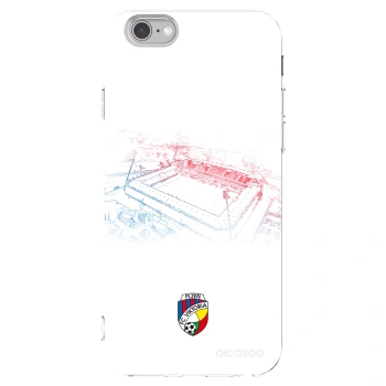 Picasee silikonový průhledný obal pro Apple iPhone 6/6S - FC Viktoria Plzeň C
