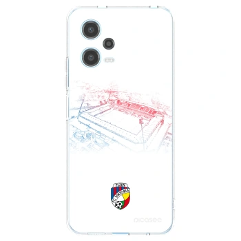 Picasee silikonový průhledný obal pro Xiaomi Redmi Note 12 5G - FC Viktoria Plzeň C