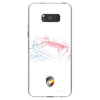 Picasee silikonový průhledný obal pro Samsung Galaxy S8 G950F - FC Viktoria Plzeň C
