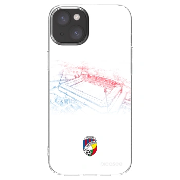 Picasee silikonový průhledný obal pro Apple iPhone 15 Plus - FC Viktoria Plzeň C