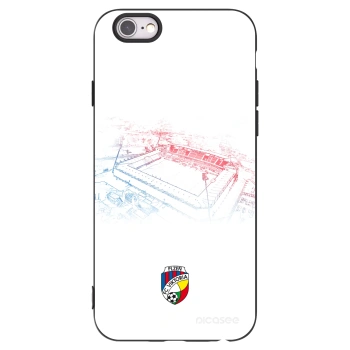 Picasee silikonový černý obal pro Apple iPhone 6/6S - FC Viktoria Plzeň C