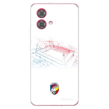 Picasee silikonový průhledný obal pro Motorola Moto G84 5G - FC Viktoria Plzeň C