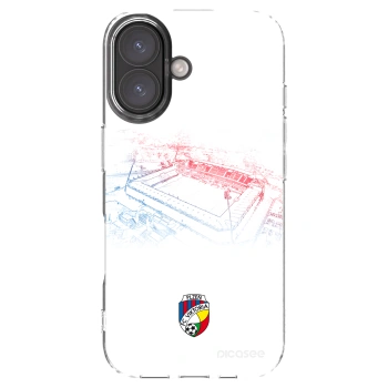 Picasee silikonový průhledný obal pro Apple iPhone 16 - FC Viktoria Plzeň C