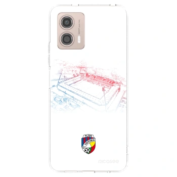 Picasee silikonový průhledný obal pro Motorola Moto G53 5G - FC Viktoria Plzeň C