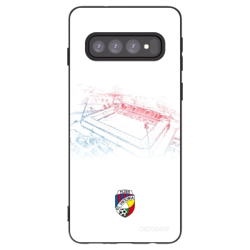 Picasee silikonový černý obal pro Samsung Galaxy S10 G973 - FC Viktoria Plzeň C