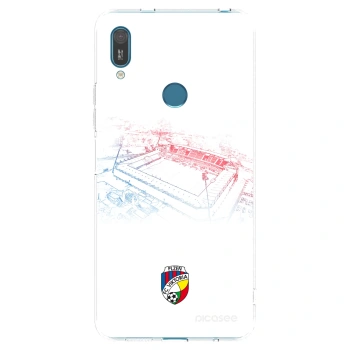 Picasee silikonový průhledný obal pro Huawei Y7 2019 - FC Viktoria Plzeň C
