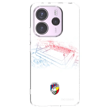 Picasee silikonový průhledný obal pro Xiaomi Redmi Note 14 4G - FC Viktoria Plzeň C