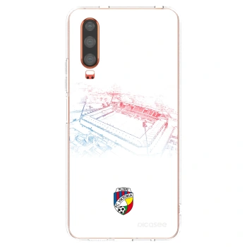 Picasee silikonový průhledný obal pro Huawei P30 - FC Viktoria Plzeň C
