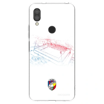 Picasee silikonový průhledný obal pro Xiaomi Redmi 7 - FC Viktoria Plzeň C