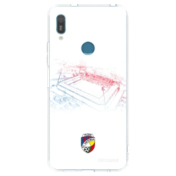 Picasee silikonový průhledný obal pro Huawei Y6 2019 - FC Viktoria Plzeň C