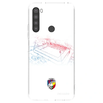 Picasee silikonový průhledný obal pro Xiaomi Redmi Note 8 - FC Viktoria Plzeň C
