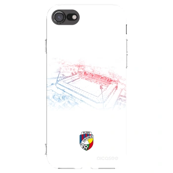 Picasee silikonový průhledný obal pro Apple iPhone SE 2020 - FC Viktoria Plzeň C